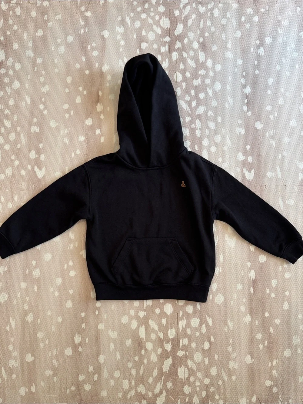 BabyGap Girls Black Brannan Bear Pullover Hoodie 5T
